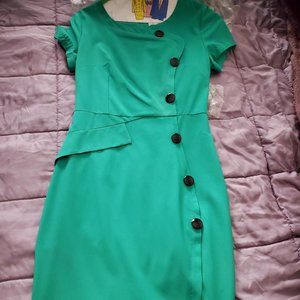Pin-up Dress Green SZ 4